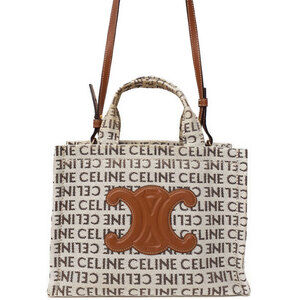 Celine Triomphe Logo Cabas Thais Bag
